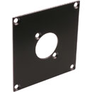 CANFORD UNIVERSAL MODULAR CONNECTION PLATE 1x universal connector, black