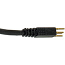 GHIELMETTI 673.910.269.00 GMK 313/60 PATCHCORD AES/EBU digital & mono analogue, 600mm, black