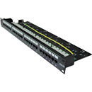 MATRIX CAT5E RJ45 PATCH PANEL 1U 24 way, unshielded, horizontal termination