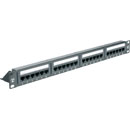 TUK CAT5E RJ45 PATCH PANEL 1U 24 way, unshielded, vertical termination