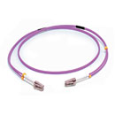 Mini5 LC-LC MM DUPLEX OM3 50/125 Fibre patch cable 5.0m, violet