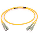 SC-SC SM DUPLEX OS2 9/125 Fibre patch cable 1.0m, yellow