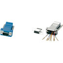 CUSTOM ADAPTER D-SUB 9 way female/RJ45, grey