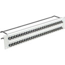 BNC SD AES TERMINATION PANEL 2U 2x24 BNC 75 ohm, grey