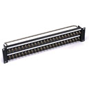 BNC HD TERMINATION PANEL 2U Angled 2x20 BNC HD 75 ohm, black