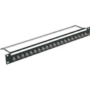 CANFORD BNC TERMINATION PANEL 1U, 1x24, 12G 4K, black