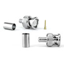 RADIALL BNC Male cable, crimp, 50 ohm, group B