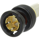COAX CONNS 10-005-W126-FC1 BNC 12G UHD Male cable, crimp, 75 ohm, blk, USA ferrule, gp Y (pk of 100)