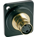 D-SERIES Mini DIN 4 (S-VHS) (double-sided), black