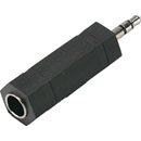 ADAPTER 3JA-3MJP 3-pole 6.35mm jack socket (A-gauge) - 3-pole 3.5mm jack plug