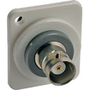 D-SERIES BNC (double-sided), 50 ohm, white