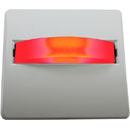 CANFORD LED SIGNAL LIGHT White plate, red LED