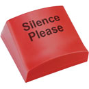 CANFORD ILLUMINATED SIGN Red cover, Silence please