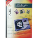 MINI-DISC LABELS (pack of 6 sheets)