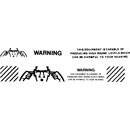 WARNING LABEL Warning - high sound levels