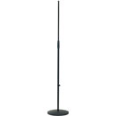 K&M 260/1 MIC STAND Round cast-iron base with anti-vibration insert, 870-1575mm, black