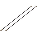 SUPER ROD 6mm rod, black, 1 metre (pack of 2)