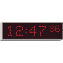 WHARTON 4010NEBU.05.R.S.UK CLOCK 50mm red characters, EBU/SMPTE LTC in, surface mount, UK mains