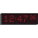 WHARTON 401A.05.R.S CLOCK 50mm red characters, surface mount