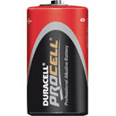 PROCELL MN1300 BATTERY, D size, alkaline, 1.5V (pack of 10)
