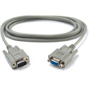 D-SUB INTERCONNECT CABLE 9 pin female to 9 pin male, 2 metres