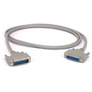 D-SUB INTERCONNECT CABLE 25 pin female to 25 pin male, 2 metres