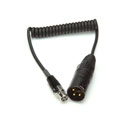 SHURE WA451 CABLE TA3F to XLR3M, 1ft, coiled