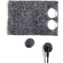 RYCOTE 065102 UNDERCOVERS MIC MOUNTS Stickies and fabric Undercovers, grey (1pk of 30+30)