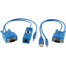 DATABAY VIDEO PLUS AUDIO EXTENDER KIT - VGA - Cat5E - Miniature