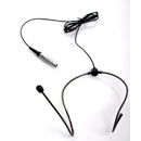 TRANTEC SJ10 MICROPHONE Over ears, 50Hz-12kHz, for radiomic, screw jack, black