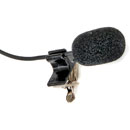 TRANTEC SJ212-B-R MICROPHONE Lapel, 40Hz-18kHz, for radiomic, 12dB pad, screw jack, black