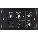CLOUD LM-2B REMOTE CONTROL PLATE Active, 2x stereo line, 1x microphone inputs, RJ45, black