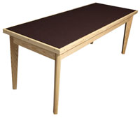 CANFORD ACOUSTIC TABLE Ash, rectangular 1530 x 740mm, 2 jacks, spec. fabric