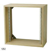 CANFORD WALLBOX With rackstrip 12U, Ash
