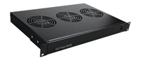 ENCLOSURE SYSTEMS 1830304B-T FRONT-MOUNT FAN TRAY 4 fans, black