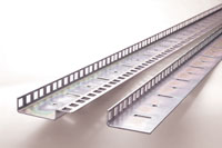 RACK STRIP Single angle, plated finish, 41U