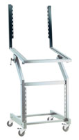 K&M 42021 ADJUSTABLE 19 INCH RACK TROLLEY EXTENDER BRACKETS (pair)
