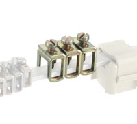 EARTH BUSBAR Spare large cable clamp