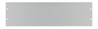 CANFORD RACK PANEL BLANK, FULL WIDTH 3U Flat aluminium, silver anodised
