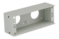 CANFORD RACKBOX HALF WIDTH 2U, 100mm deep, grey