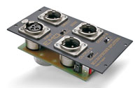 EMO E335 MICROPHONE SPLITTER 1 channel, 3 way, panel mounting