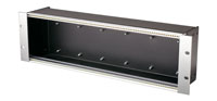 EMO E336 MOUNTING FRAME For up to 6x E335 panel mounting microphone splitter, 3U rackmount