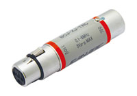 CANARE BCJ-XJ-TRC IMPEDANCE CONVERTER Inline, AES/EBU XLRF to BNC socket