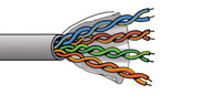 DRAKA CATEGORY 5E CABLE F/UTP (UC300 S24) Grey