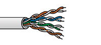 DRAKA CATEGORY 6 CABLE U/UTP (UC400 23) Grey