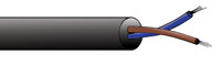 FLEXIBLE MAINS 2 core 0.5 sq.mm, Black PVC