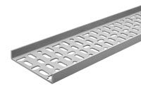 CANFORD PLASTIC CABLE TRAY 180mm, 2 metre length, grey