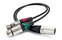 CANFORD CABLE 5MX-2x3FX-HST-R-M, 350mm, Black