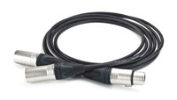 CANFORD CABLE 3FX-2x3MX-HSTRM, 1.5m, Y-lead, Black