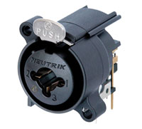 NEUTRIK NCJ6FA-H-0 XLR combined with unswitched 3-pole jack